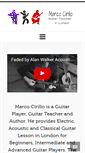 Mobile Screenshot of marcocirillolondonguitarlesson.com